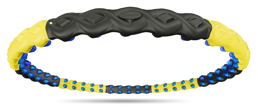 Hula-hop 110cm HS-080HH żółto-c