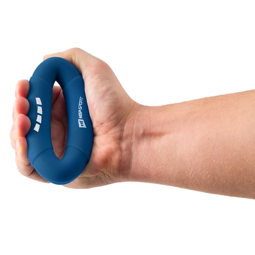 Ovaler Handtrainer aus Silikon