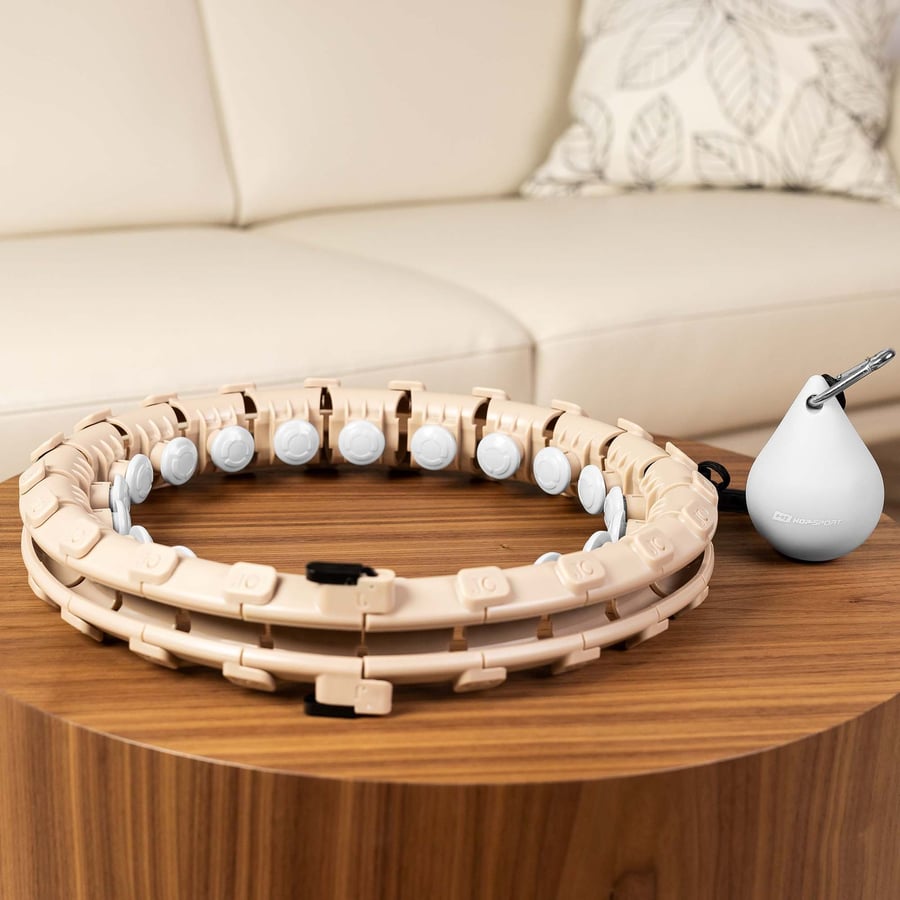 Hula Hoop Beżowe NOWE