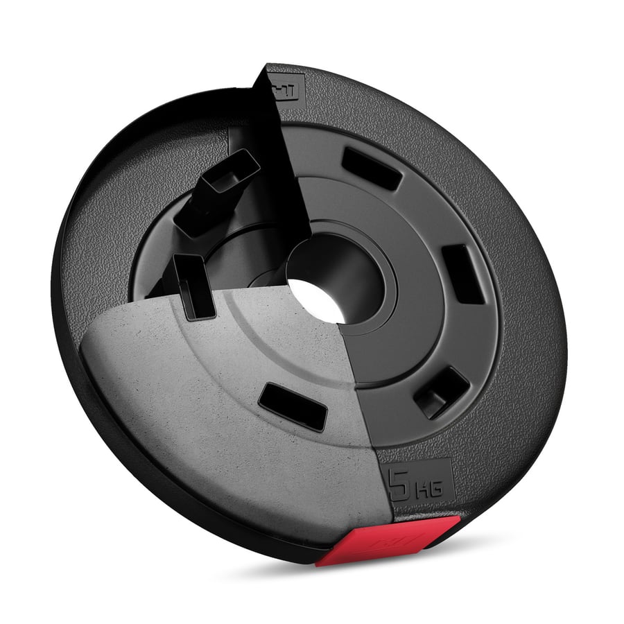 Hantelset 75kg mit Hantelbank 1