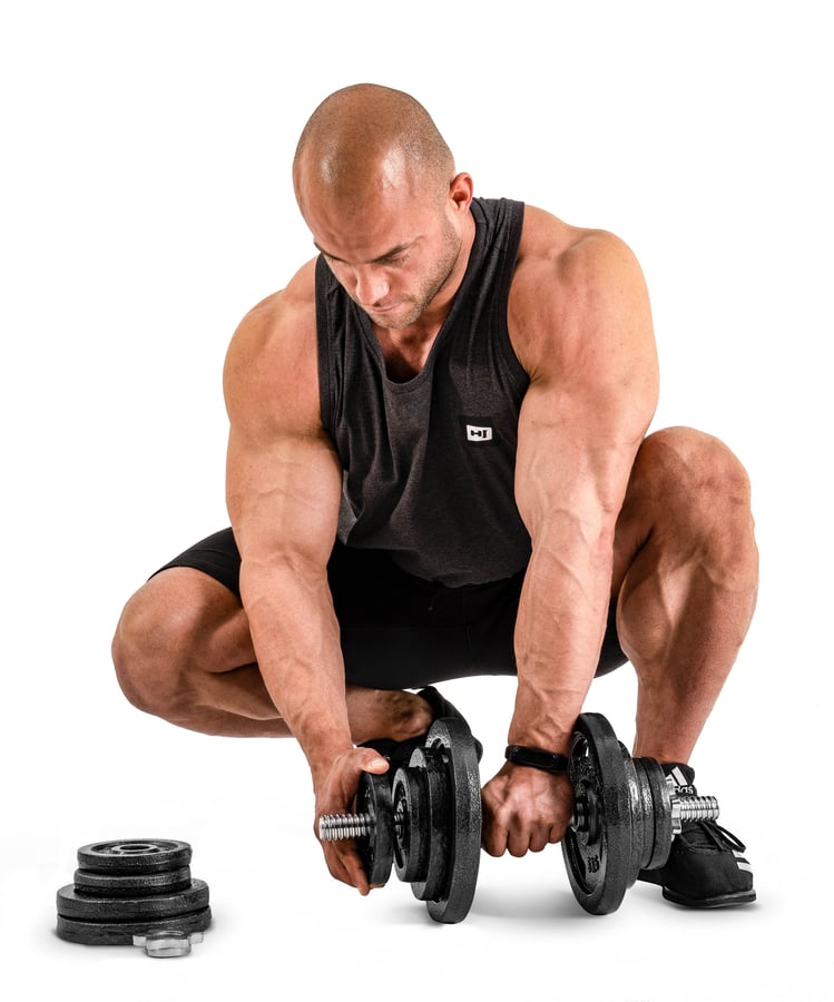 Hop-Sport Guss Kurzhantelset 2x