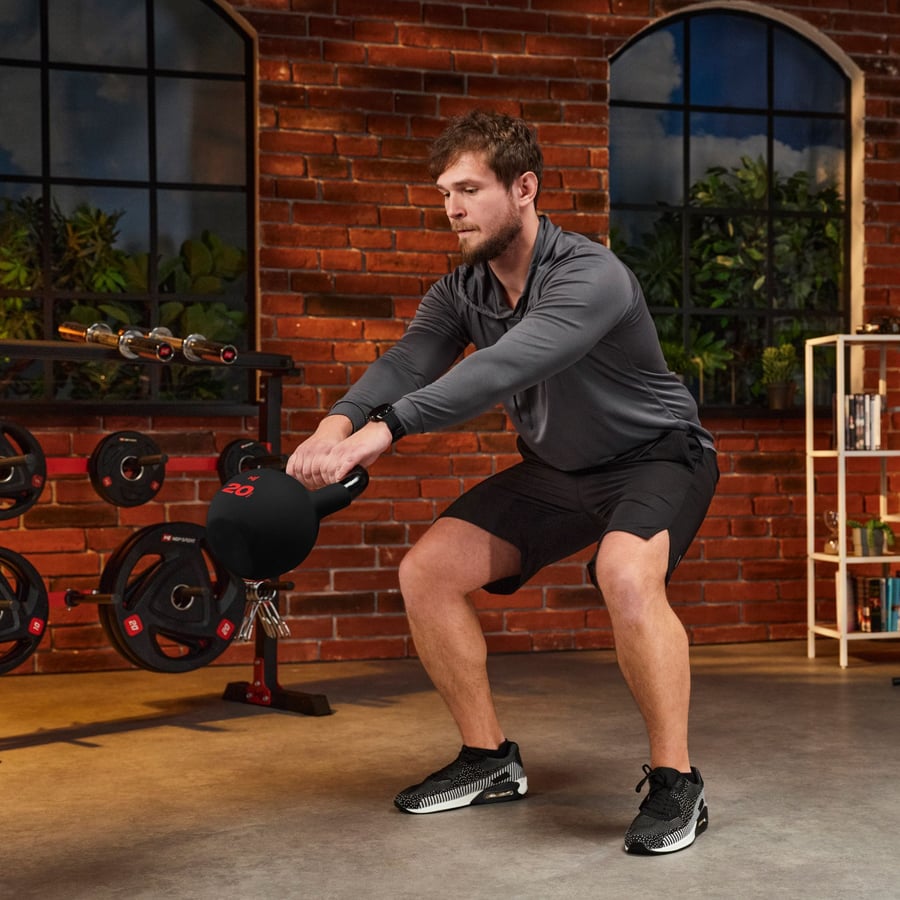 Kettlebell żeliwny 20kg HS-IB02