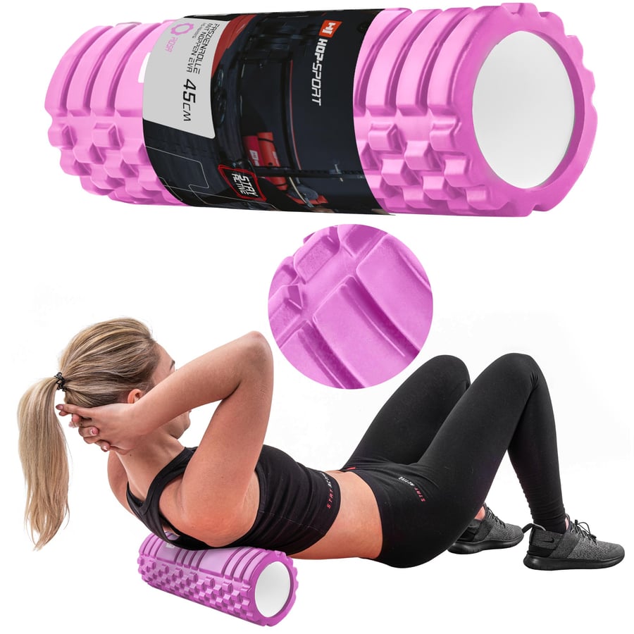 Faszienrolle mit Massagewellen