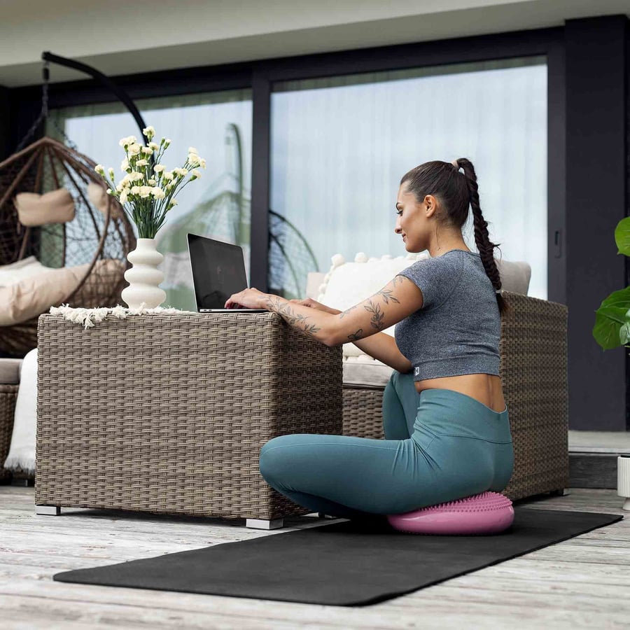 Poduszka sensoryczna różowa zdj