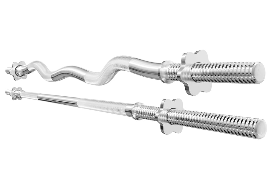 Hantelstangenset mit Langhantel