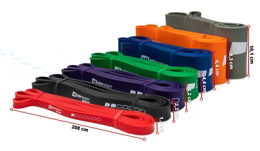 Latex-Fitnessband  22mm HS-L022