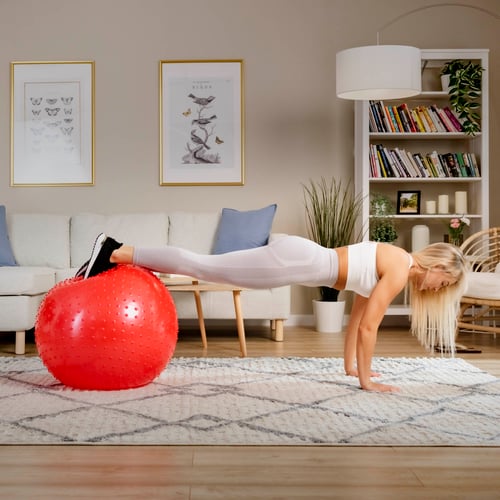 Piłka fitness z wypustkami 65cm
