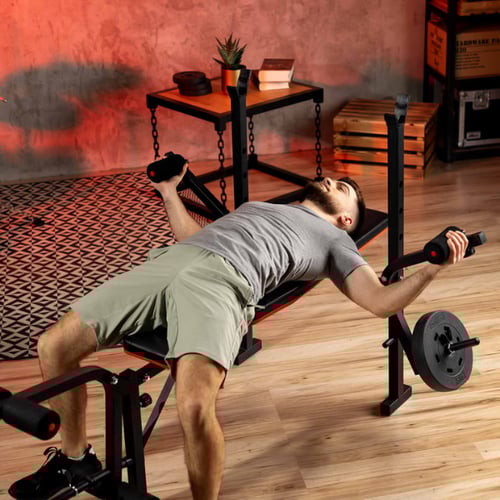 Hantelbank Übungen hop-sport