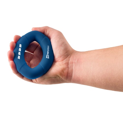 Ovaler Handtrainer aus Silikon