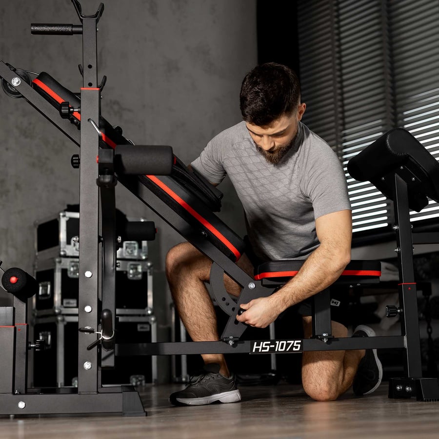 Hantelbank HS-1075 mit Curlpult