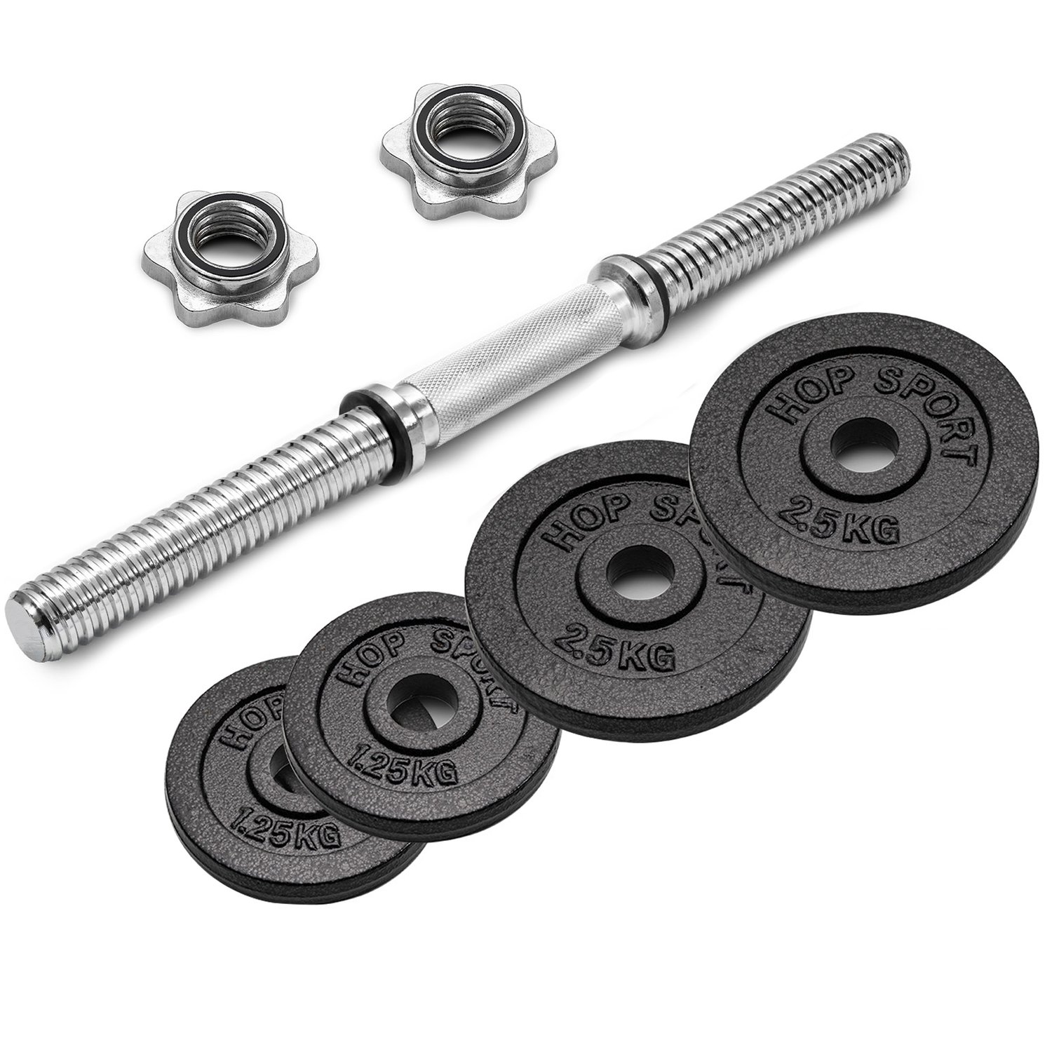 Gusseisen Kurzhantelset 10 kg  1x10 kg