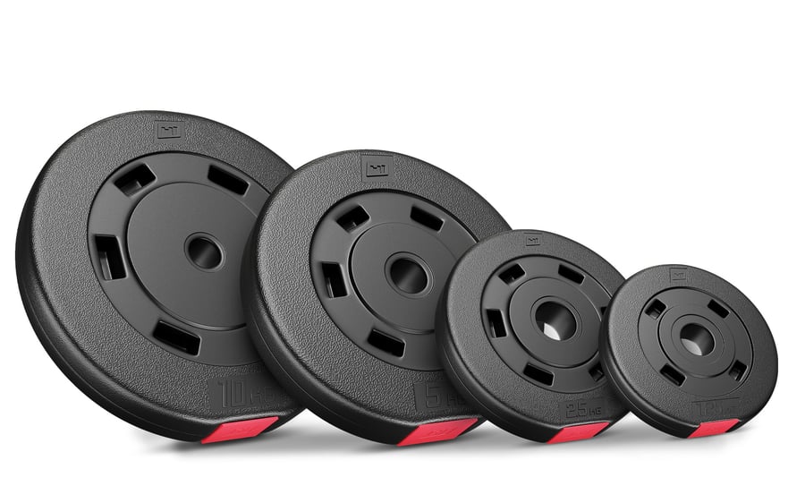 Hantelset 105kg mit Hantelbank