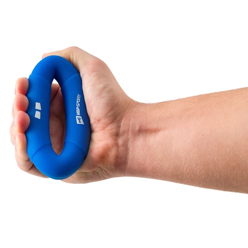 Ovaler Handtrainer aus Silikon