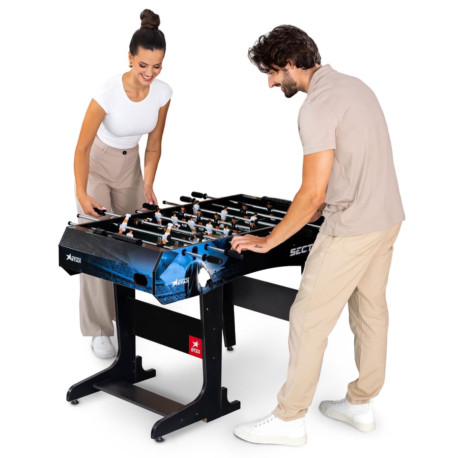 Tischkicker SECTOR- schwarz-wei