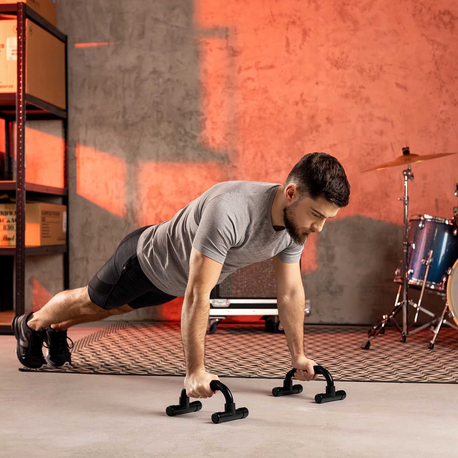 Liegestützgriffe aus Kunststoff