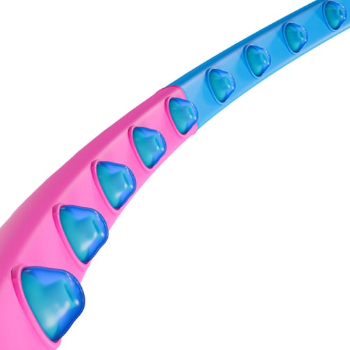 Hula-hop 103cm HS-048HH różowo-