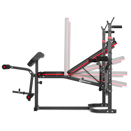 Hantelset 135kg mit Hantelbank