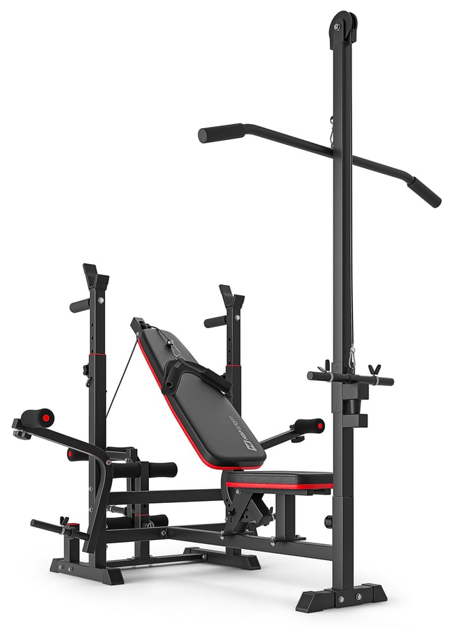 Hantelset 135kg + Hantelbank HS