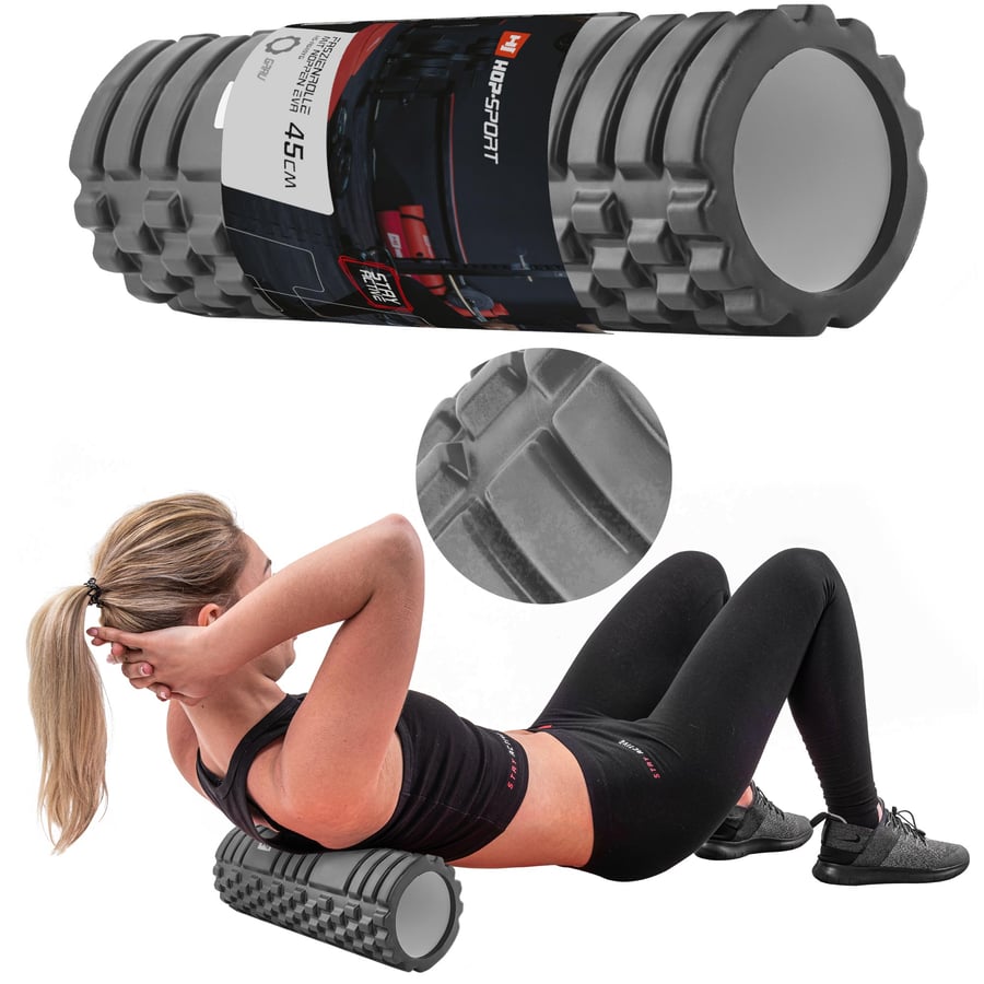 Faszienrolle mit Massagewellen