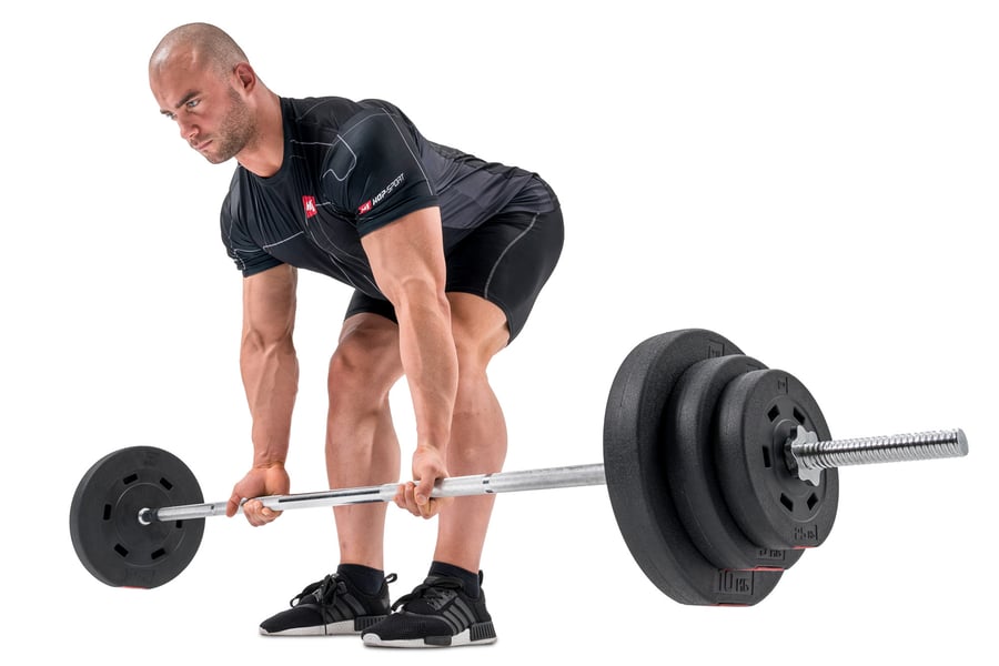 Hop-Sport Hantelset 125kg, Hant