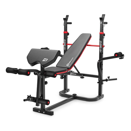 Hantelset 135kg mit Hantelbank