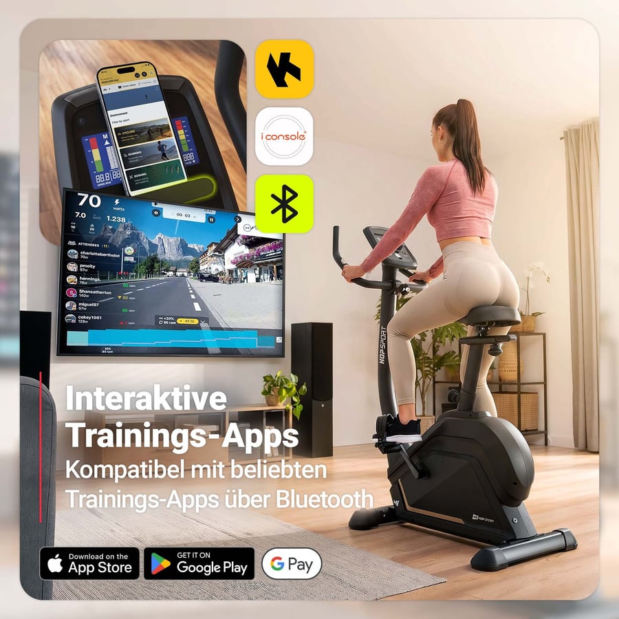 Ergometer HS-120H Argo Schwarz