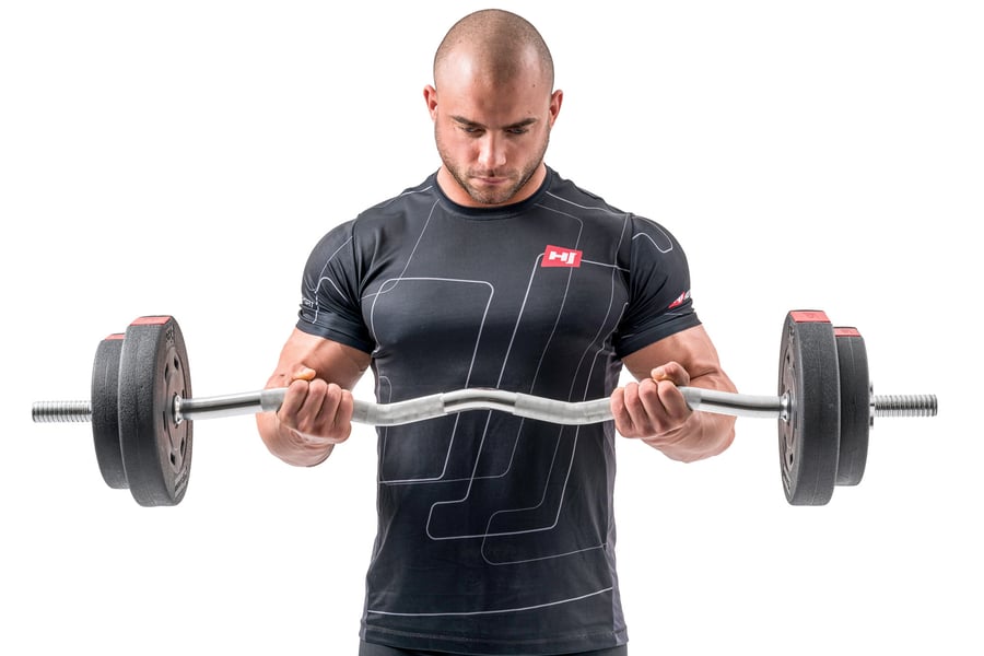 Hantelset 57kg mit SZ-Stange