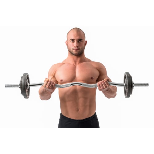 Hantelset 116 kg mit Curl-,Kurz