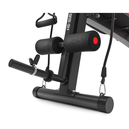 Hantelset 66kg + Hantelbank HS-