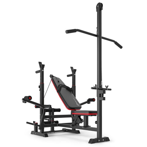 Hantelset 75kg + Hantelbank HS-
