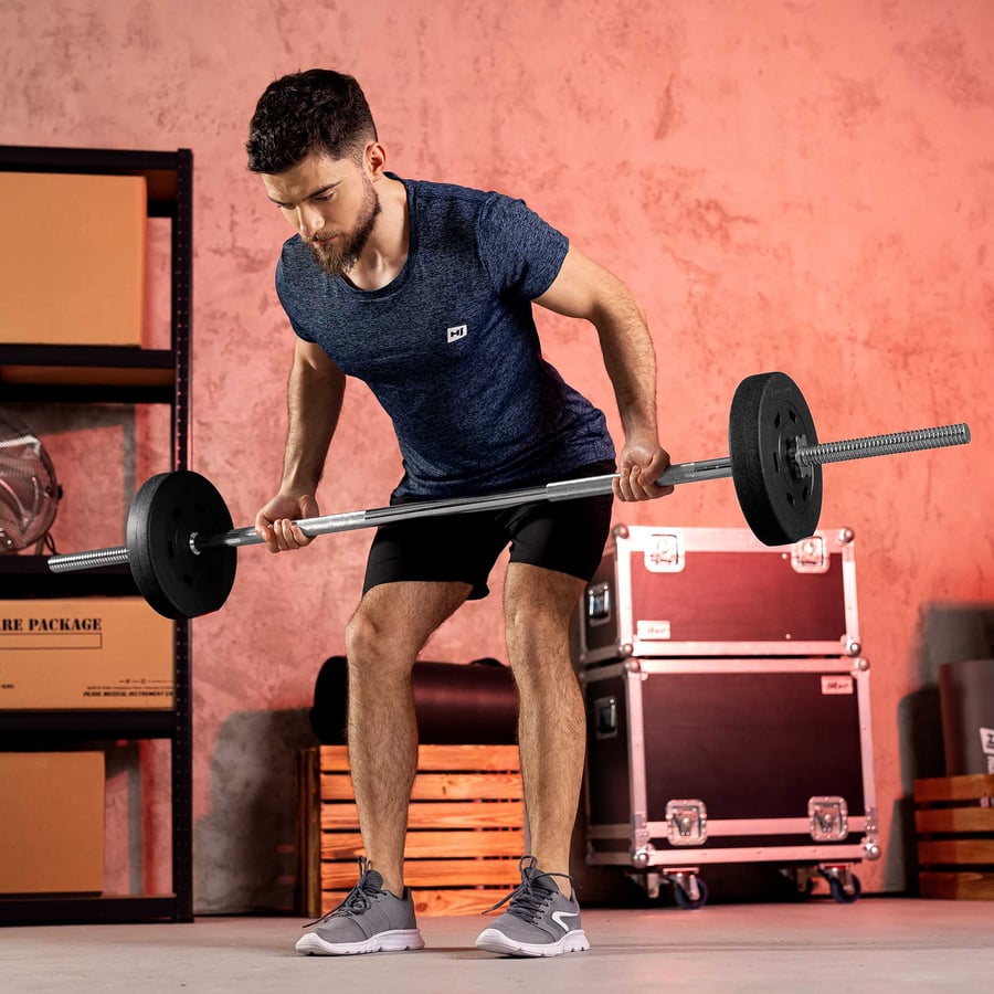 Hantelstangenset mit Lang-, Sup